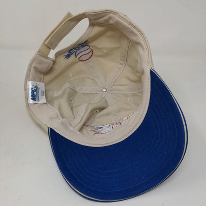 Louisville Bats Men's Strapback Hat Tan Adjustable Pepsi Logo Embroidered