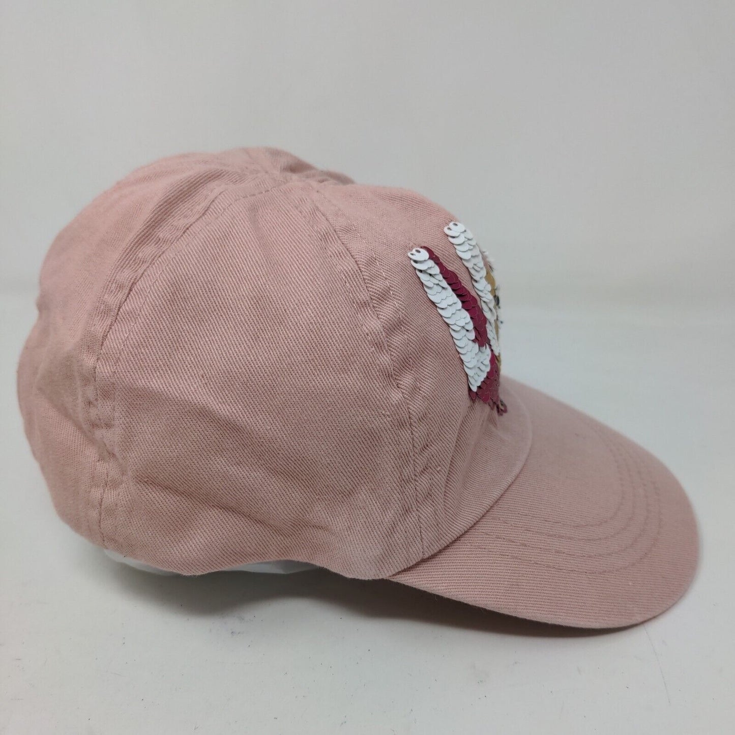Zara Girl's Snapback Hat Pink Size 52CM Shiny Accent LIKE Logo