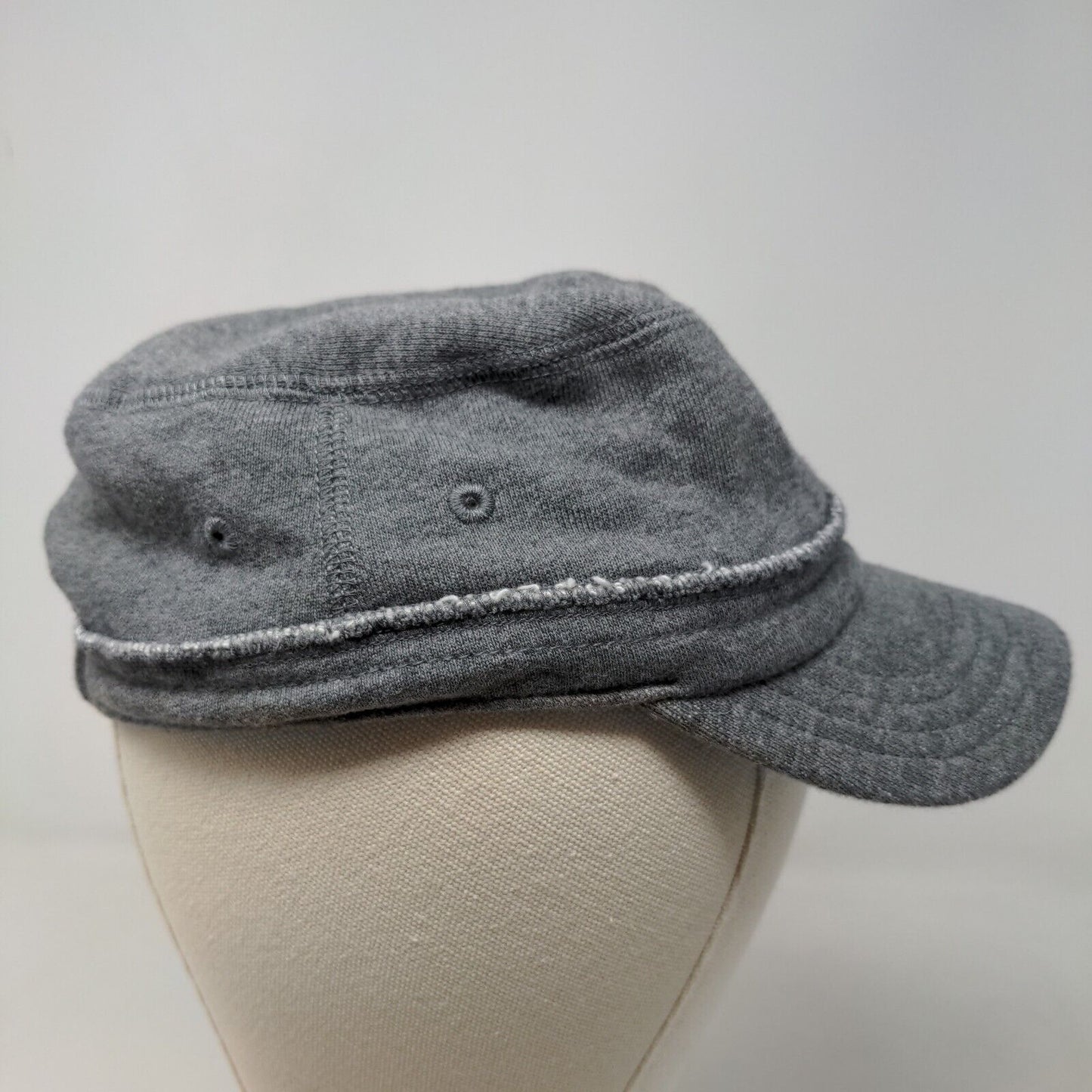 BabyGap Infants Cadet Cap Hat Gray Size S-M 100% Cotton Vent Holes