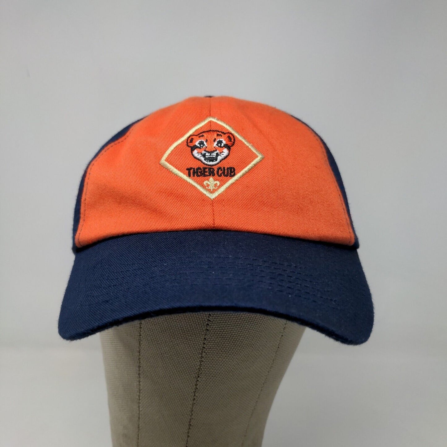 Boy Scouts Boys Tiger Cubs Strapback Hat Blue Embroidered Logo Cub Scouts