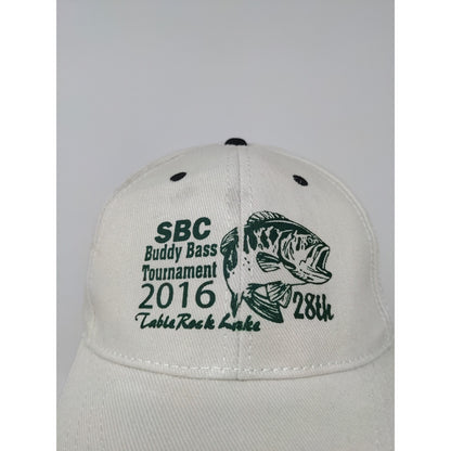 Cobra SBC 28th Buddy Bass Tournament Strapback Hat White Adjustable