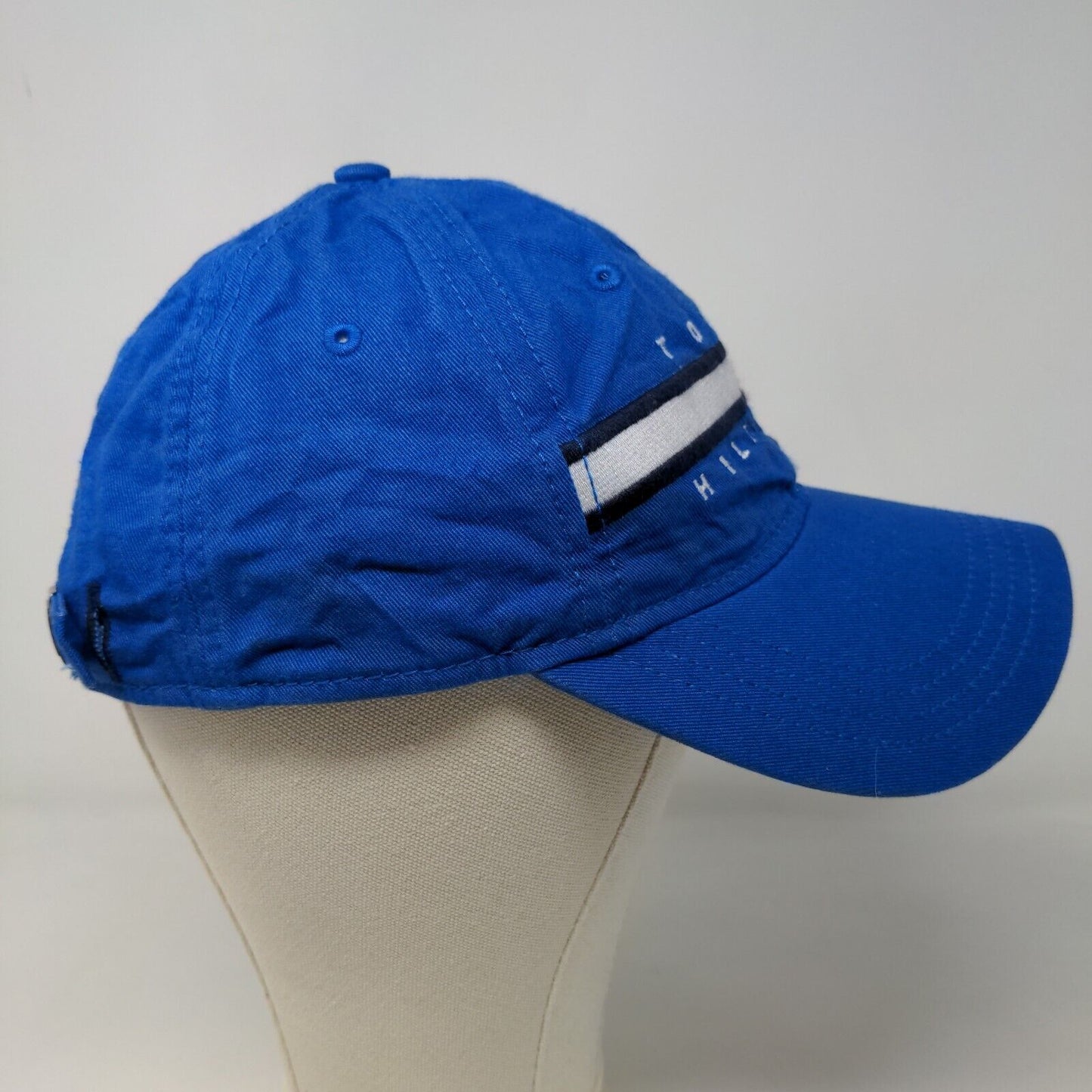 Tommy Hilfiger Men's Slideback Hat Blue OS Embroidered Big Logo 100% cotton