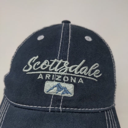 Prairie Mountain Men's Scottsdale Arizona Slideback Hat Blue Embroidered