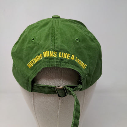 John Deere Owner's Edition Slideback Hat Green Adjustable Embroidered Logo