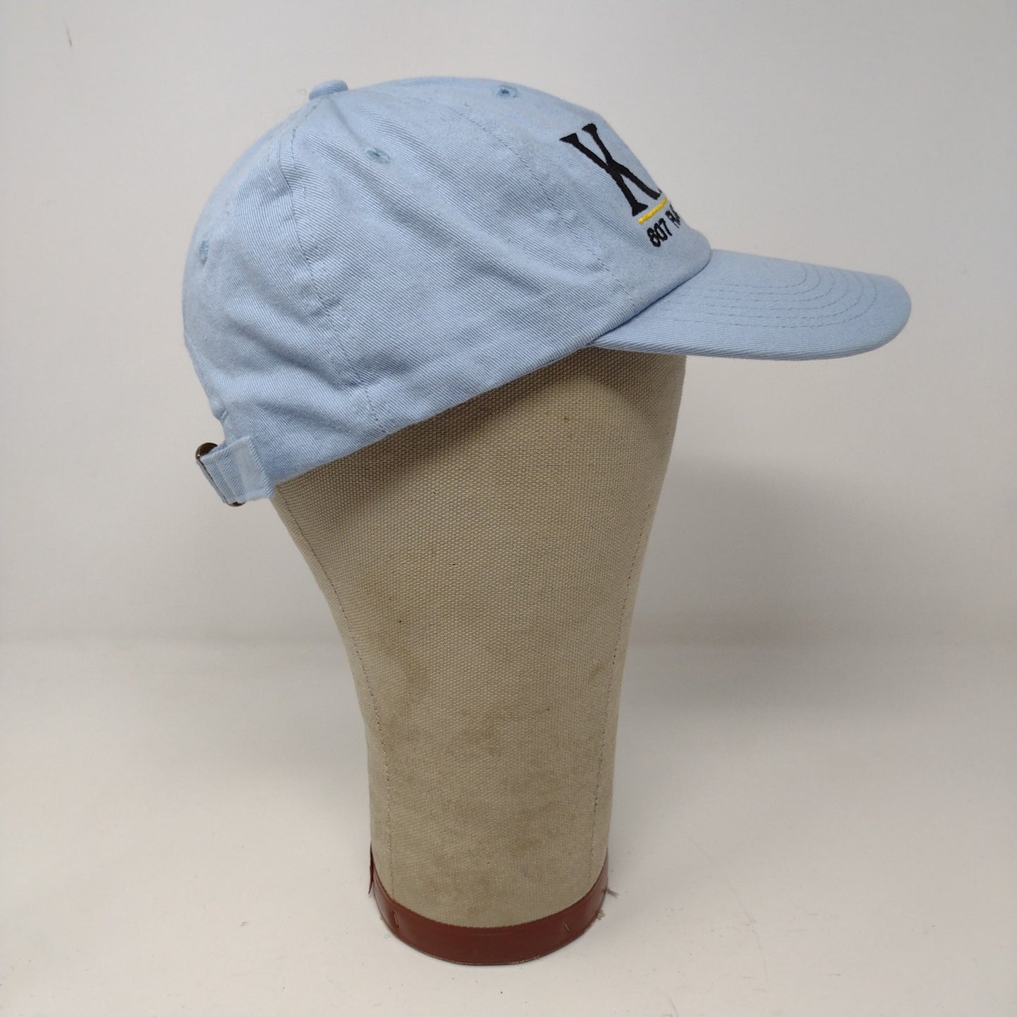 Kappa Alpha Theta Slideback Hat Embroidered Logo Blue Fraternity Sorority