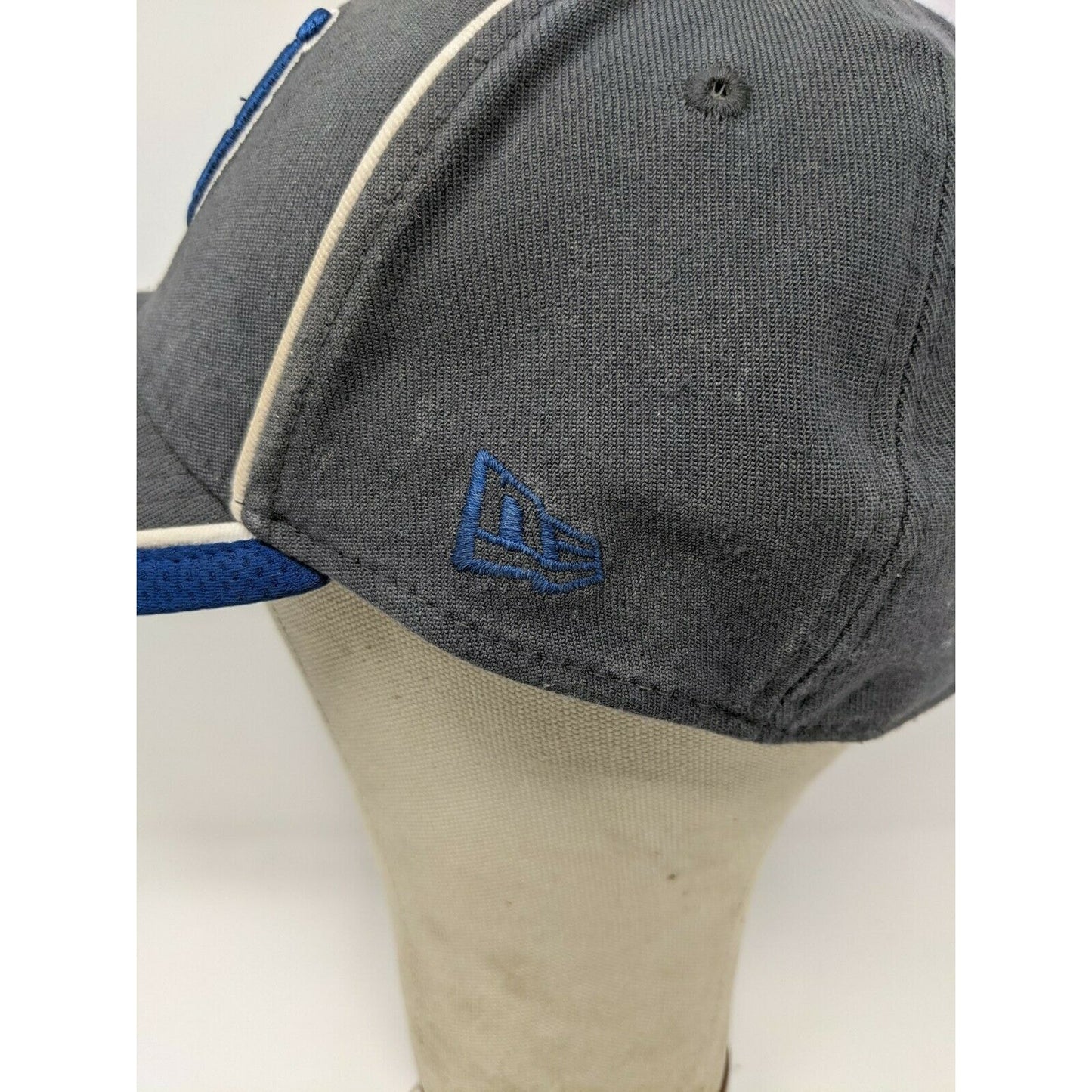 New Era 39Thirty Size Medium-Large Hat Cap Grey & Blue NFL Colts Football