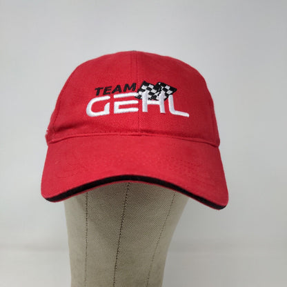 Team Gehl Men's Strapback IndyCar Series Hat Red Rahal Letterman Racing Logo