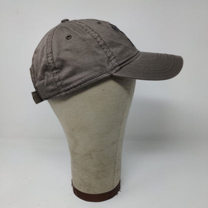 Yellowstone Aerial Adventures Strapback Hat Brown Embroidered Logo Zip Line