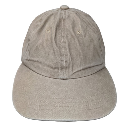 Unbranded Men's Slideback Hat Beige Size OS 100% Cotton Vent Holes