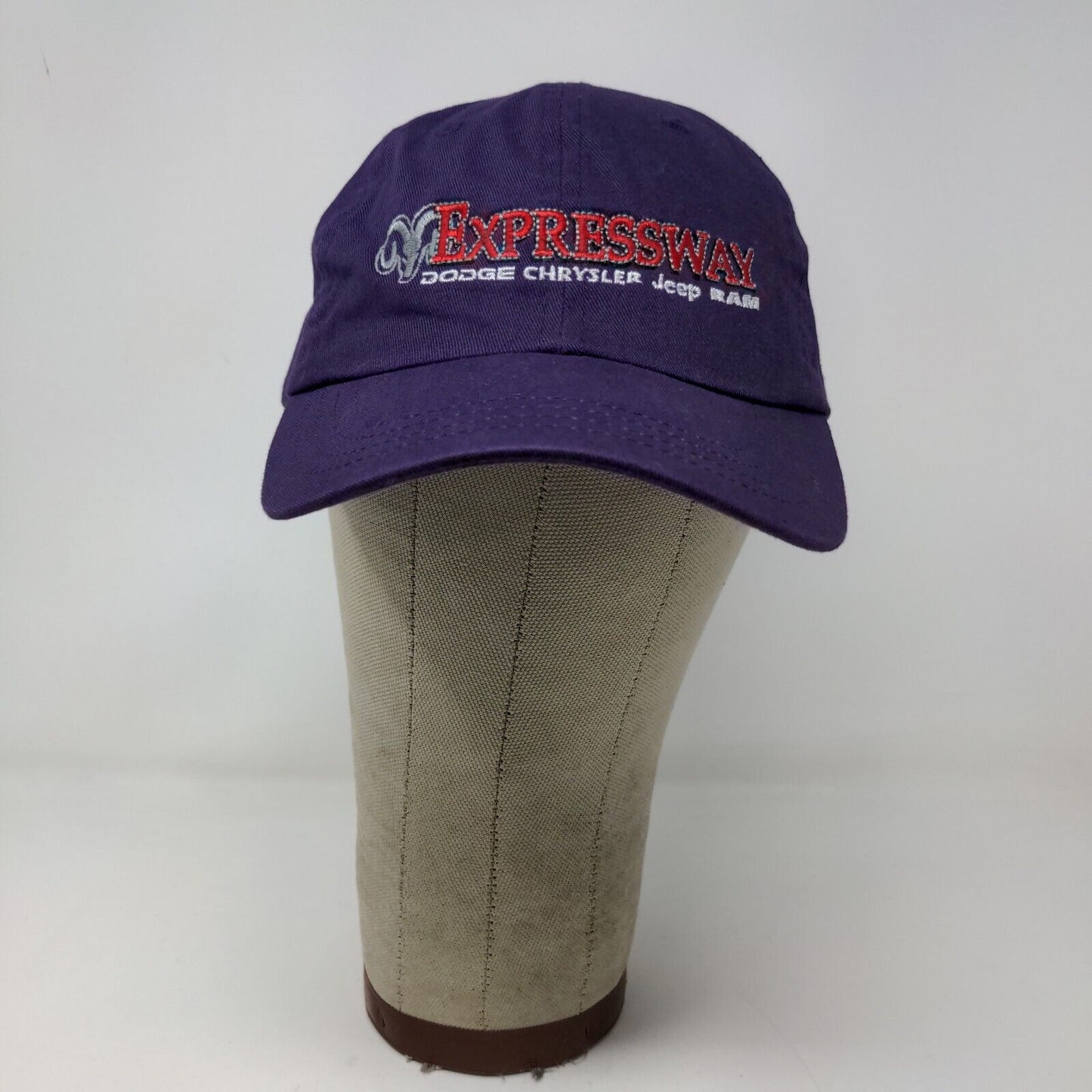 Expressway Dodge, Chrysler, Jeep, Ram Slideback Hat Purple OSFM Embroidered