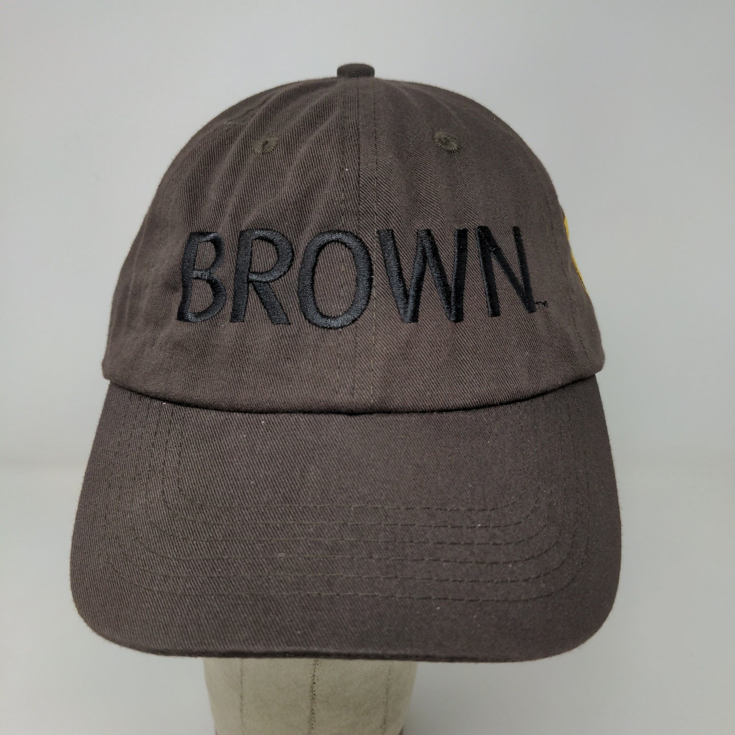 UPS Mens Slideback Hat Brown Size OSFM Embroidered Logo Cotton