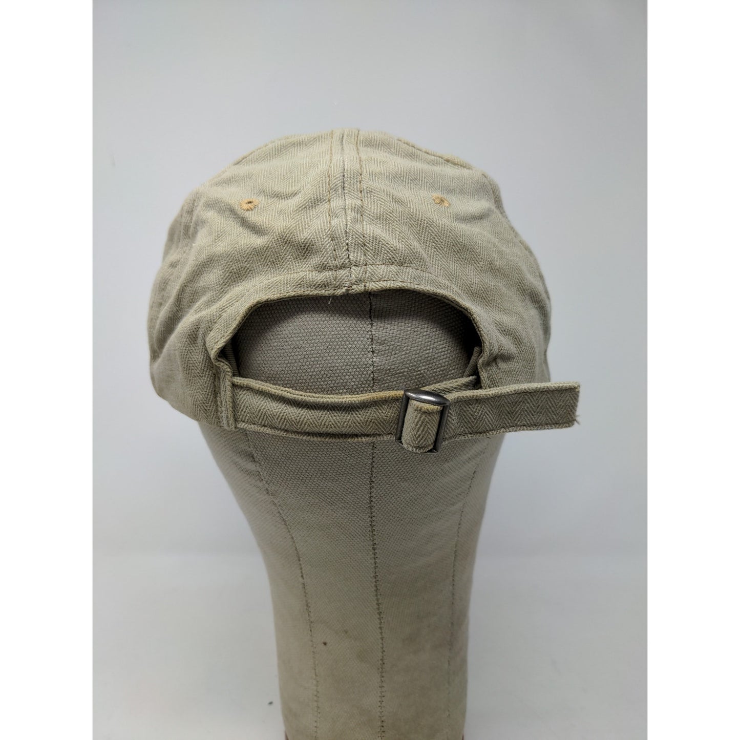Vintage BL Bud Light Slideback Hat Made in USA OSFA Cap Patch Logo Tan