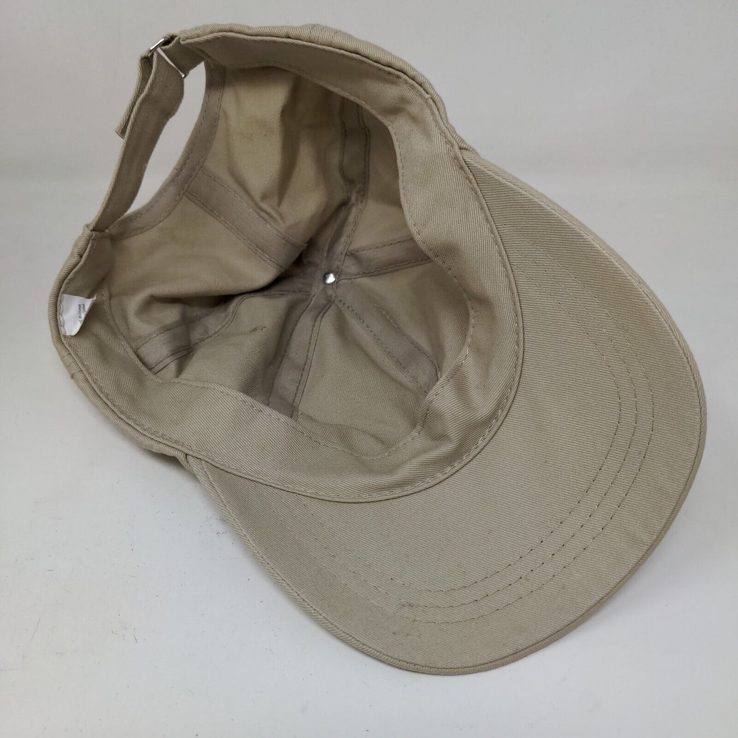 Unbranded Men's Strapback Hat Tan Adjustable Blank Vent Holes