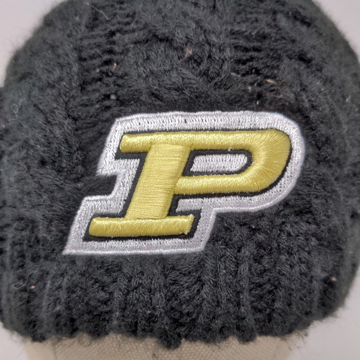 NCAA Purdue Black NEW ERA CAP HAT KNIT SKULL BEANIE WOMENS CABLE