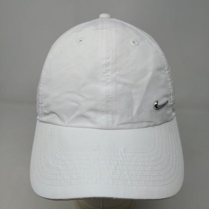 Nike S1ze Heritage 86 Men's Slideback Hat White OSFM 3D Logo PolyCotton