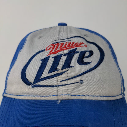 Miller Lite Beer Baseball Cap Blue Hat Bottle Opener Snapback MillerCoors OSFA