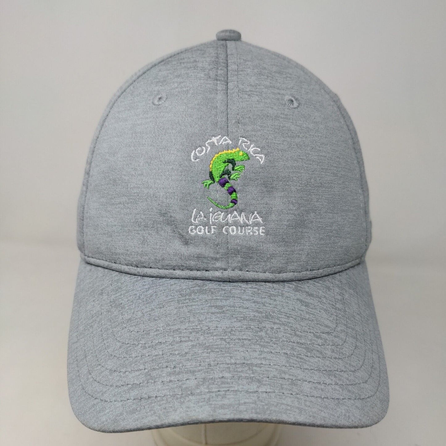 Under Armour Men's Strapback Hat Gray Size OSFA Costa Rica La Iguana Golf Logo