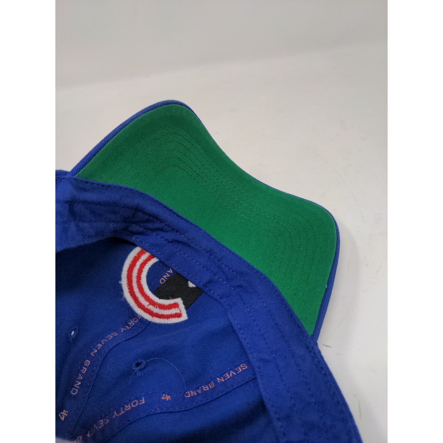 47 Brand MLB Chicago Cubs Fitted Hat Size M Blue Embroidered Logo