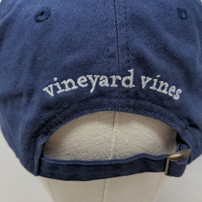 Vineyard Vines Men's Slideback Hat Blue Adjustable Embroidered Patriotic Whale