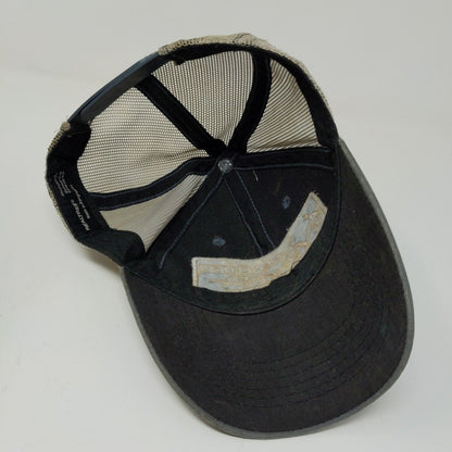 Realtree Xtra Men's Snapback Mesh Back Hat Gray Distressed Embroidered Logo