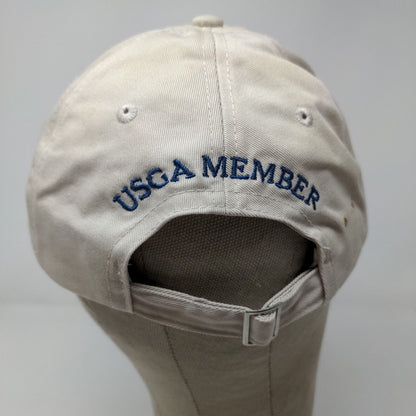 USGA Men's 2006 U.S. Open Winged Foot Slideback Hat Tan Adjustable Embroidered