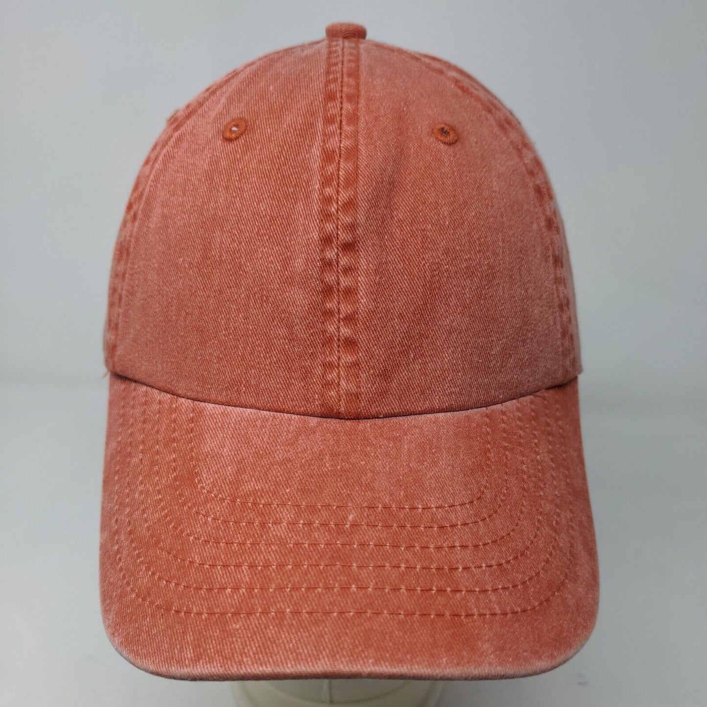 City Hunter Men's Slideback Hat Orange Adjustable Blank 100% Cotton