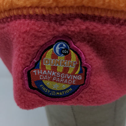 Dunkin' Donuts Men's Beanie Hat Pink Orange Thanksgiving Day Embroidered Logo