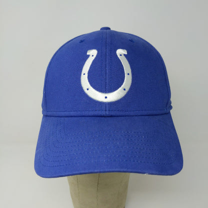 NFL Team Indianapolis Colts Strapback Hat OSFA Blue Embroidered Horseshoe Logo