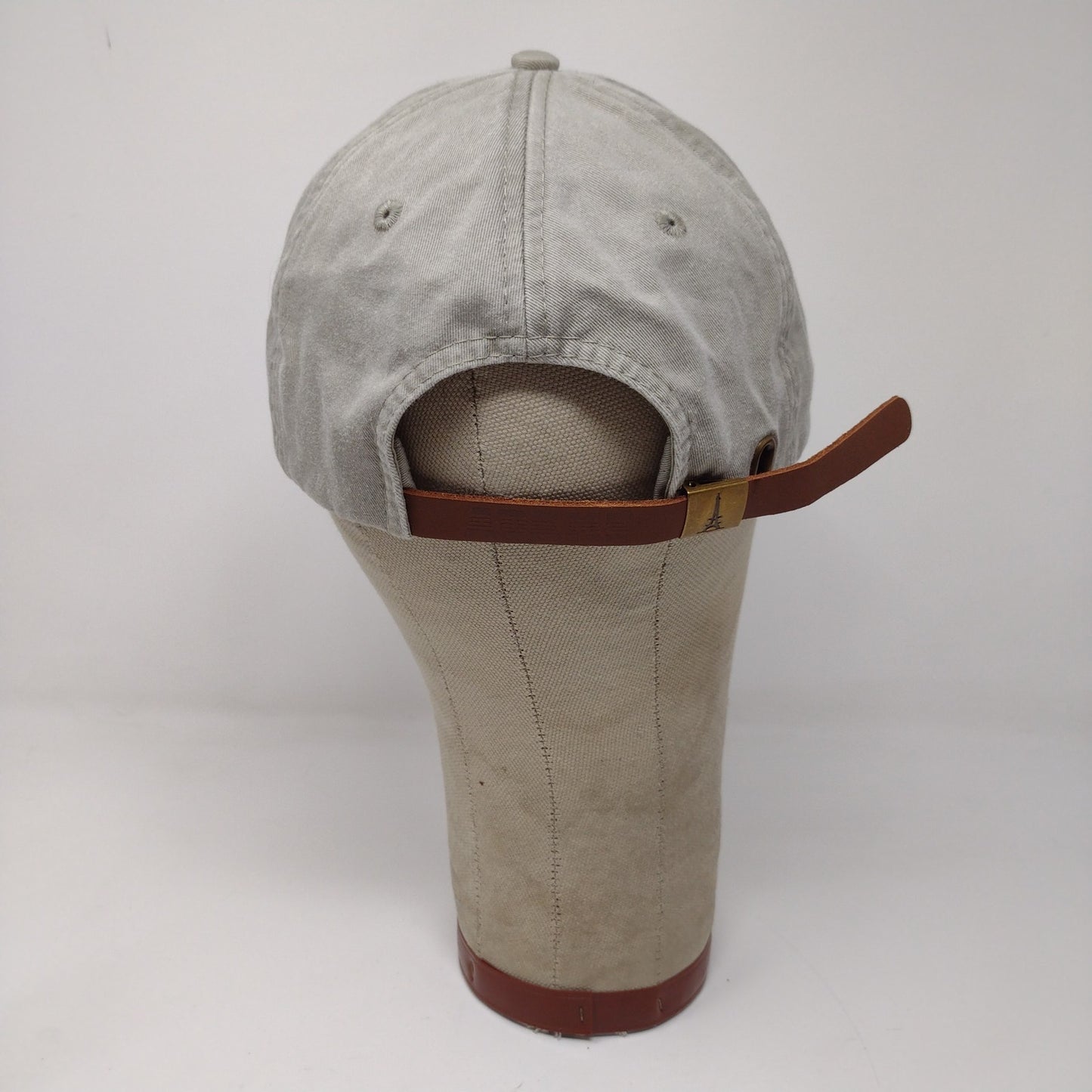 Prop Up the Prop Slideback Hat Gray Embroidered Spell Out Adjustable