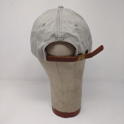 Prop Up the Prop Slideback Hat Gray Embroidered Spell Out Adjustable