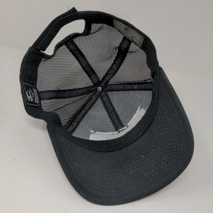 Pro Panels Inc Men Of Steel Black Strap Back Hat Outdoor Cap Platinum OSFA