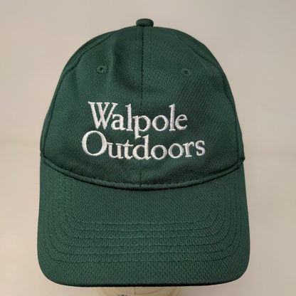 Sport-Tek Men's Strapback Hat Green Adjustable Embroidered Walpole Outdoors Logo