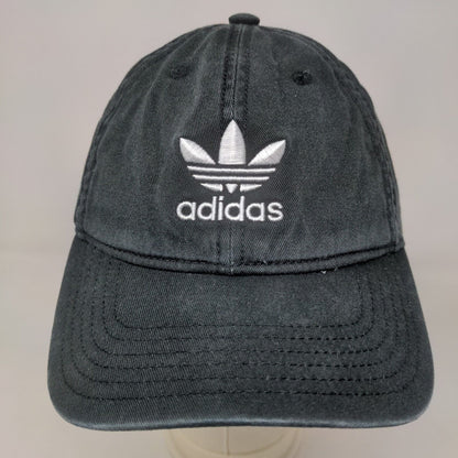 Adidas Men's Slideback Hat Black Size OS Embroidered Trefoil Logo