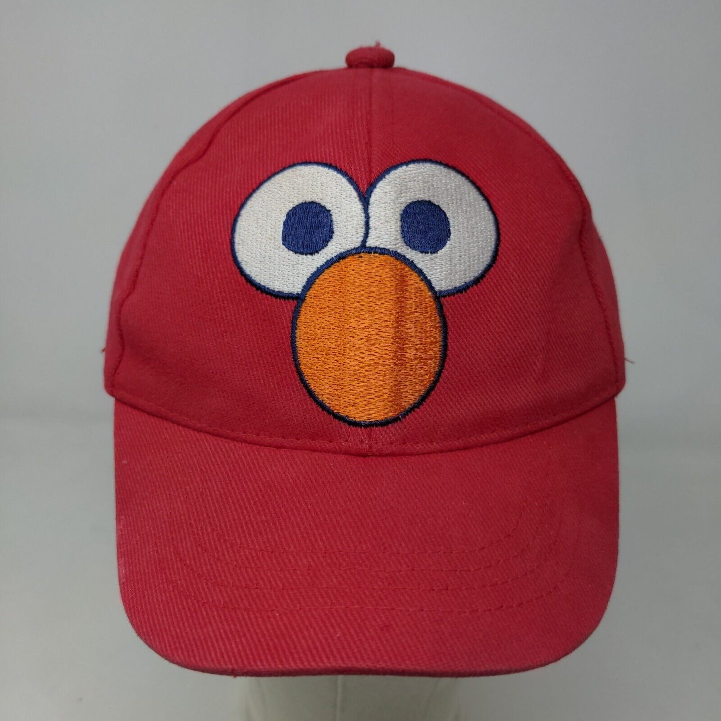 Sesame Street Boy's Stretchy Hat Red Elmo Gear Embroidered Face Cotton