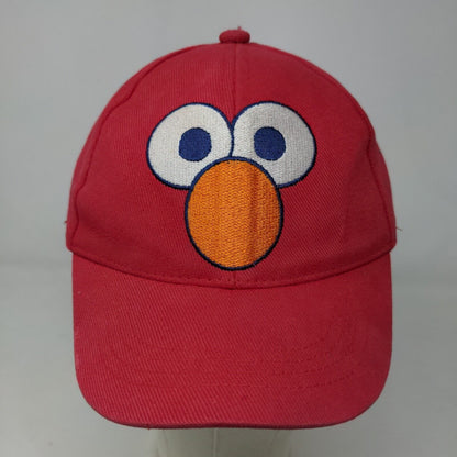 Sesame Street Boy's Stretchy Hat Red Elmo Gear Embroidered Face Cotton
