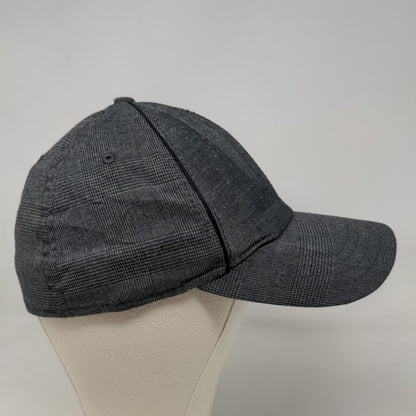 Gentsco Men's Fitted Hat Gray Size L/XL 100% Cotton Embroidered