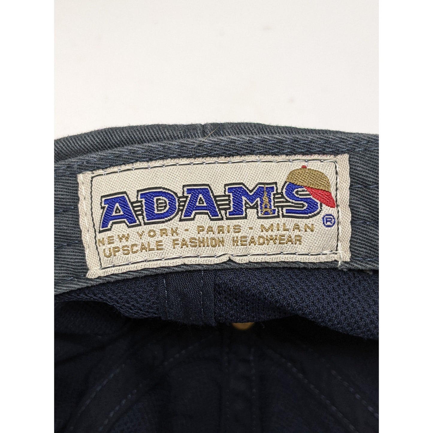 Prock Marine Company Hat Adams Brand Slideback Adjustable Black Embroidered
