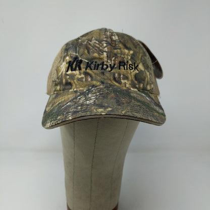 Kirby Risk Men's Camo Hat Strapback Mesh Back Green Brown OSFM W/Tags Realtree