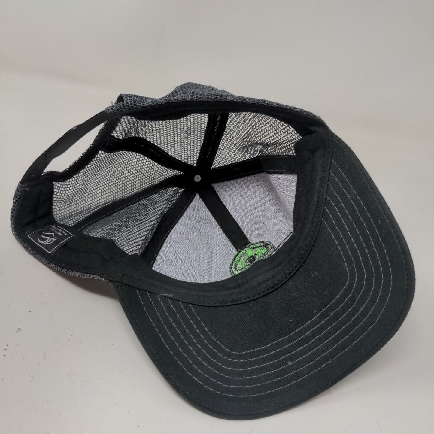 Sambazon Men's Snapback Mesh Back Hat Black OSFM Embroidered Logo