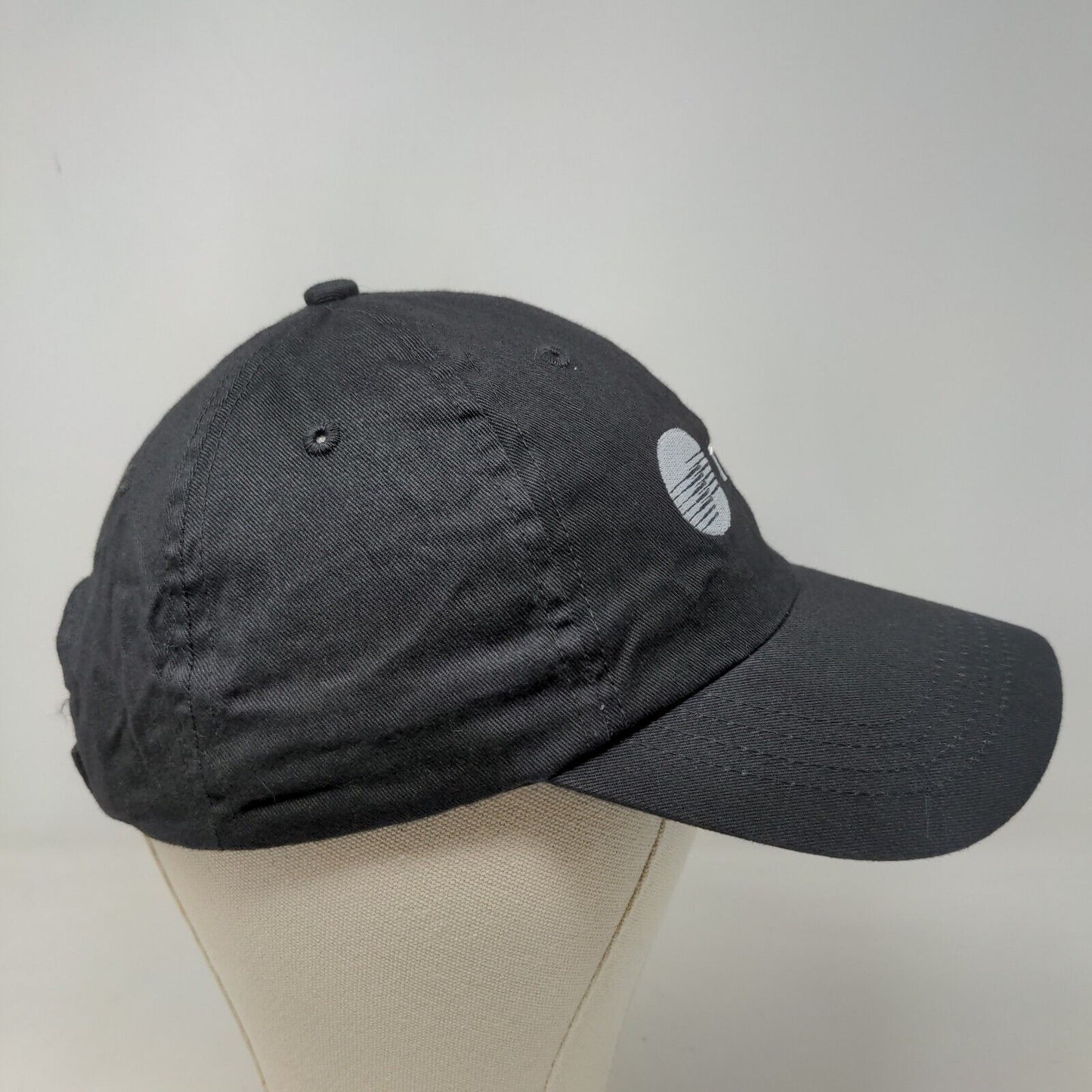 Unbranded Men's Strapback Hat Black OSFM Embroidered Logo Trane 100% Cotton