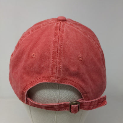 Unbranded Men's Slideback Hat Pink Coral Size OSFM Blank Adjustable