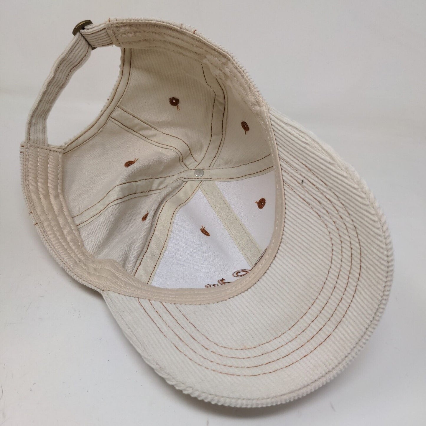 Unbranded Men's Slideback Hat Beige Size OSFM Embroidered Homebody Logo