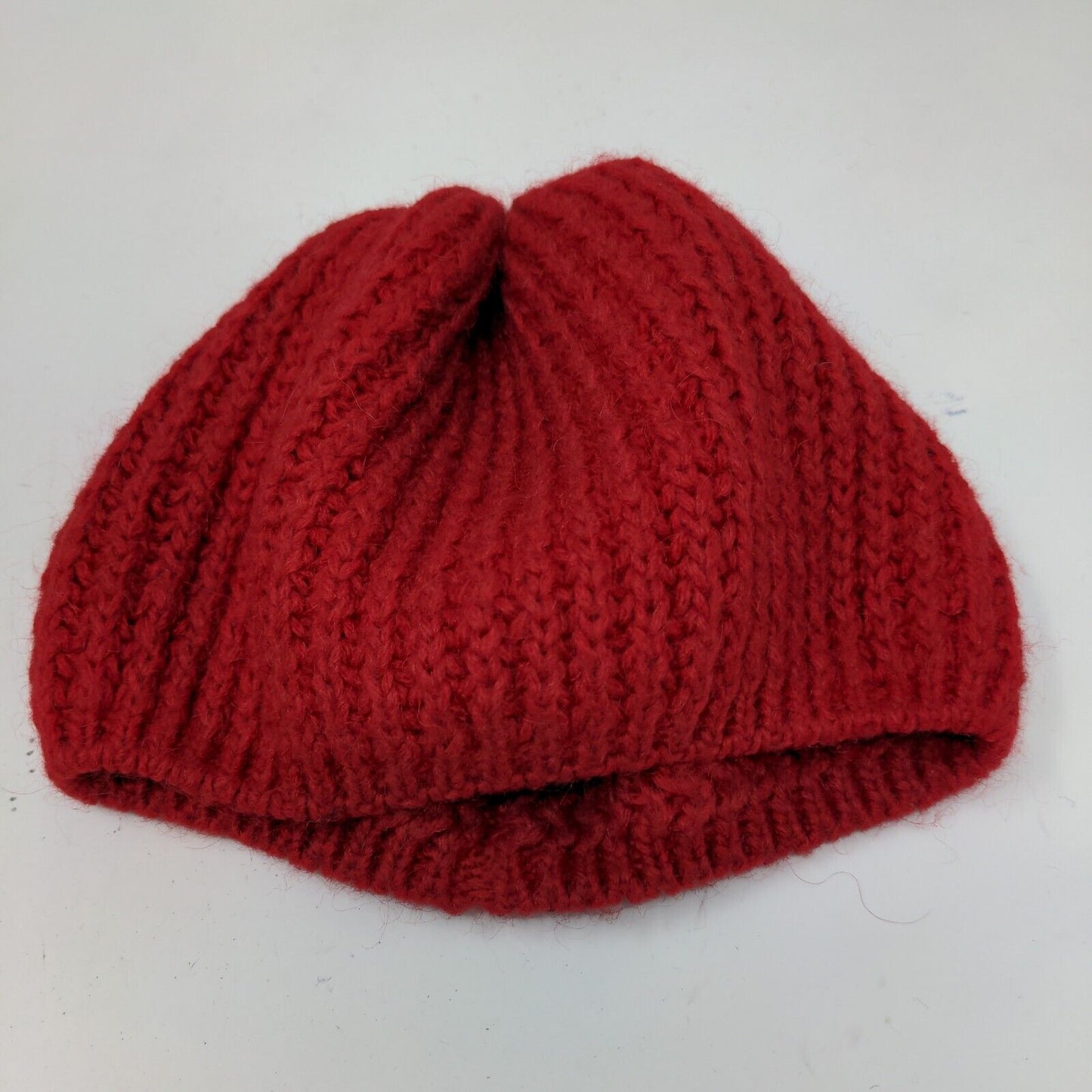 Lauren Ralph Lauren Women's Knit Beanie Hat Cap Red Wool Alpaca Blend