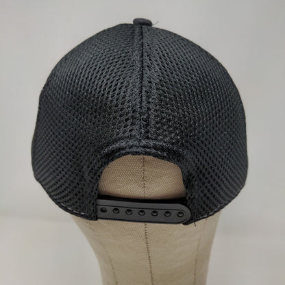New Era Men's 9Forty Heritage Rail Division Snapback Mesh Back Hat Black OSFM