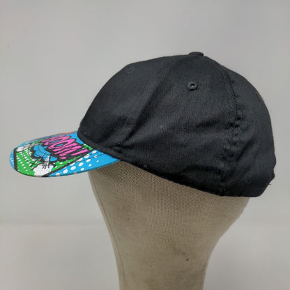 Sacred Crown Men's Snapback Hat Black OSFA Embroidered Bomb Logo Wham Boom