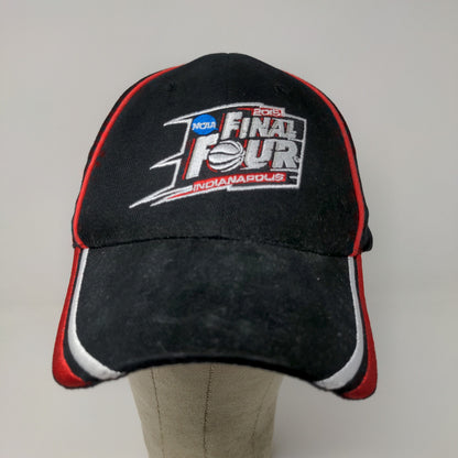 NCAA Final Four 2015 Strapback Hat Indianapolis Black & Red Embroidered Logo