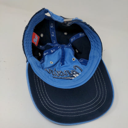 Cancun 74 Riviera Maya Slideback Hat Blue Embroidered Logo One Size Blue