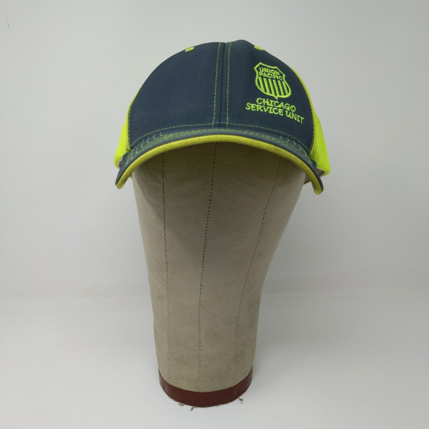 Union Pacific Railroad Chicago Service Unit Hat Size L/XL 7-3/8 - 8 Embroidered