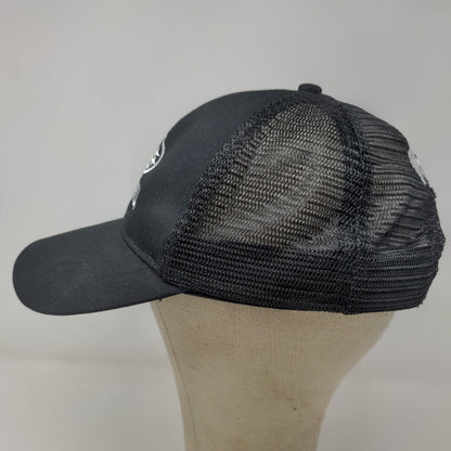 Subaru Men's Adventure Snapback Mesh Back Hat Black Adjustable Embroidered Logo