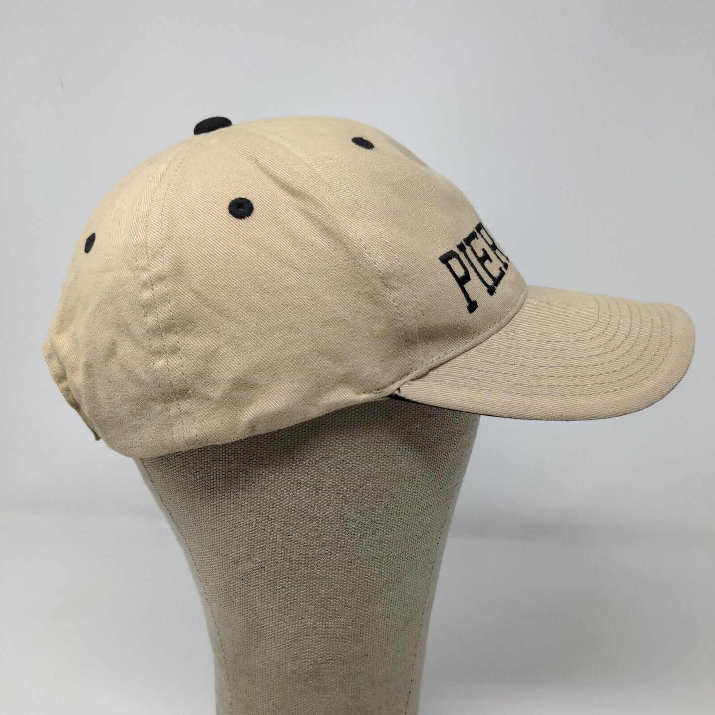 Otto Men's Pier 502 Strapback Hat Tan OSFM Embroidered Logo Spell Out